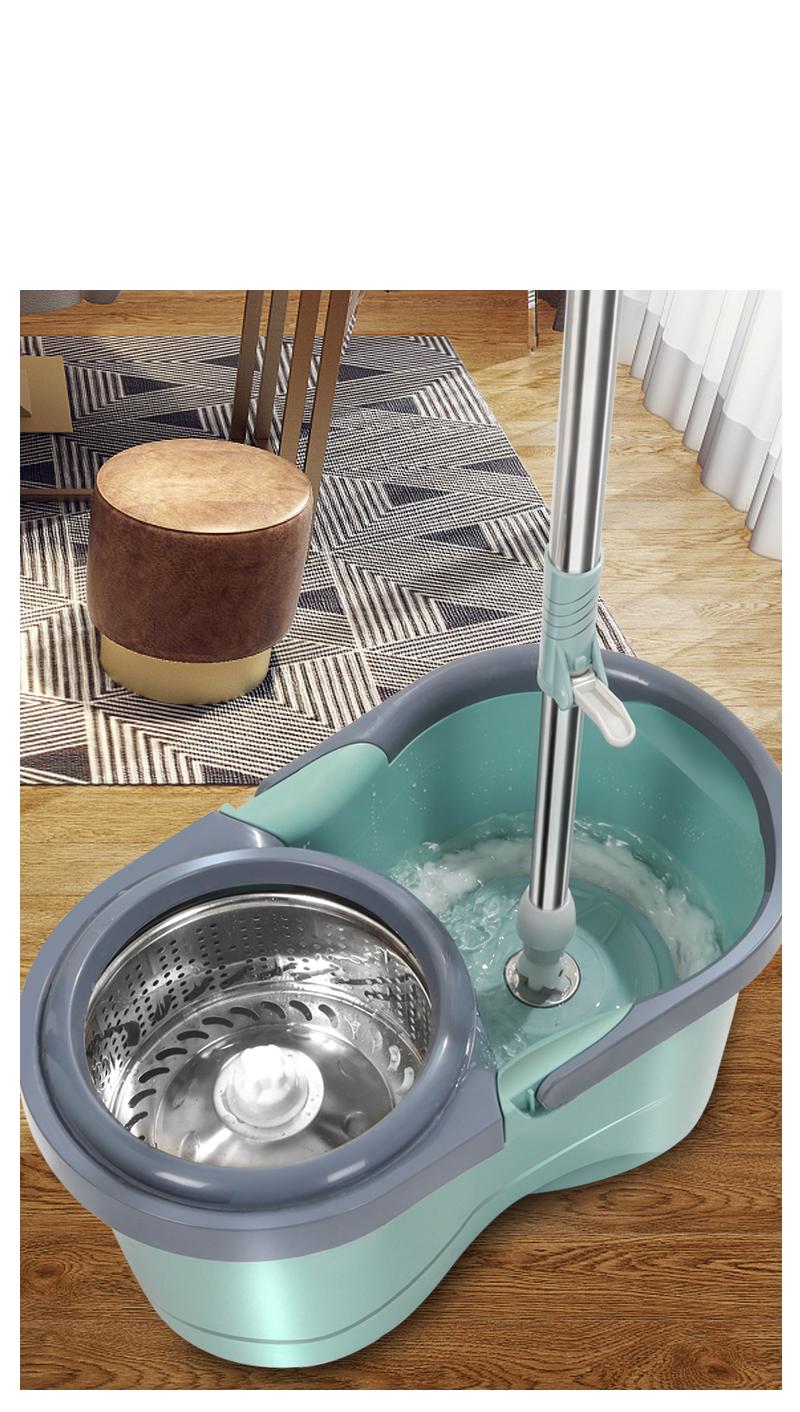 Automatic spin mop